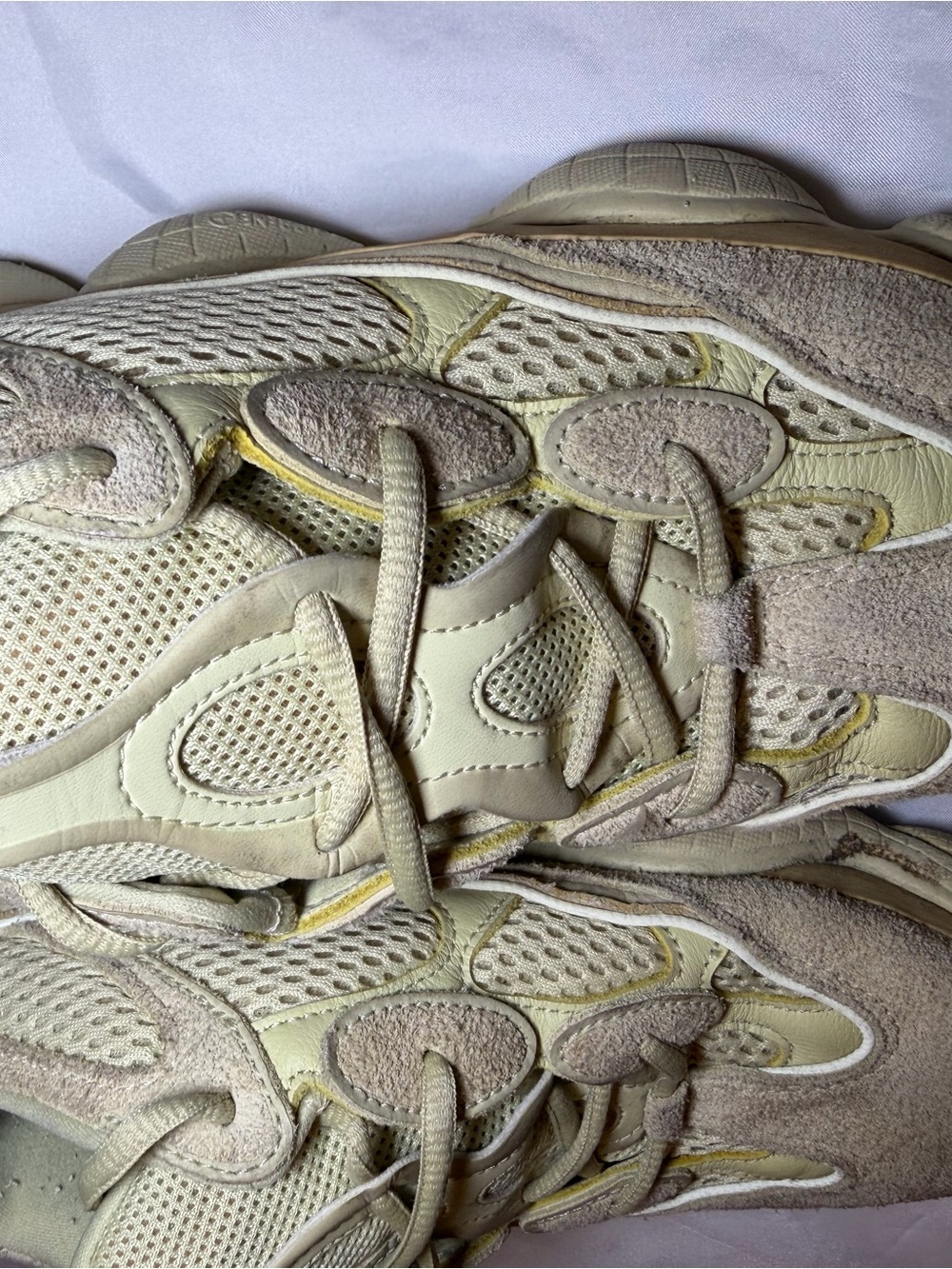 Yeezy Beige Athletic Shoes - Comfortable Everyday Wear - Picture 4 of 8
